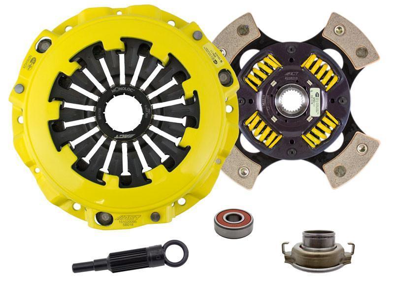 ACT Clutch Kits & Flywheels, ACT 4-Pad Sprung Race Disc w/ HD Pressure Plate | Multiple Subaru Fitments (SB9-HDG4)