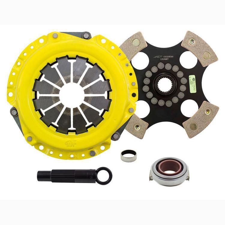 ACT Clutch Kits & Flywheels, ACT Sport Race Clutch Kit w/ Rigid 4-Pad Disc | 02-11 Honda Civic Si & 02-06 Acura RSX / 04-08 TSX (AR1-SPR4)