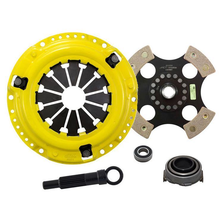 ACT Clutch Kits & Flywheels, ACT Sport Race Clutch Kit w/ Rigid 4-Pad Disc | 92-05 Honda Civic / 93-97 Del Sol & 97-05 Acura EL (HC5-SPR4)