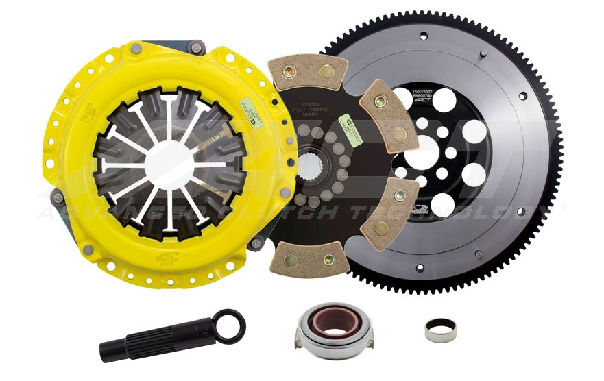 ACT Clutch Kits & Flywheels, ACT XT Pressure Plate Race Rigid 6 Pad Clutch w/ Streetlite Flywheel | 2012-2015 Honda Civic Si 2.4L (AR2-XTR6)