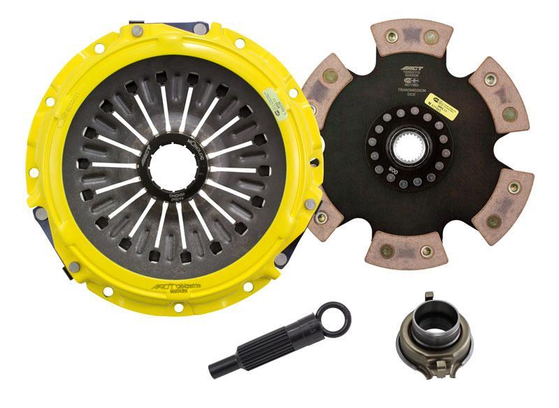 ACT Clutch Kits & Flywheels, ACT Xtreme Duty 6 Puck Solid Disc Clutch Kit | 2003-2006 Mitsubishi Evo 8/9 (ME2-XTR6)