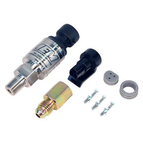 AEM Electronics, AEM 2000PSIg Stainless Pressure Sensor Kit (30-2130-2000)