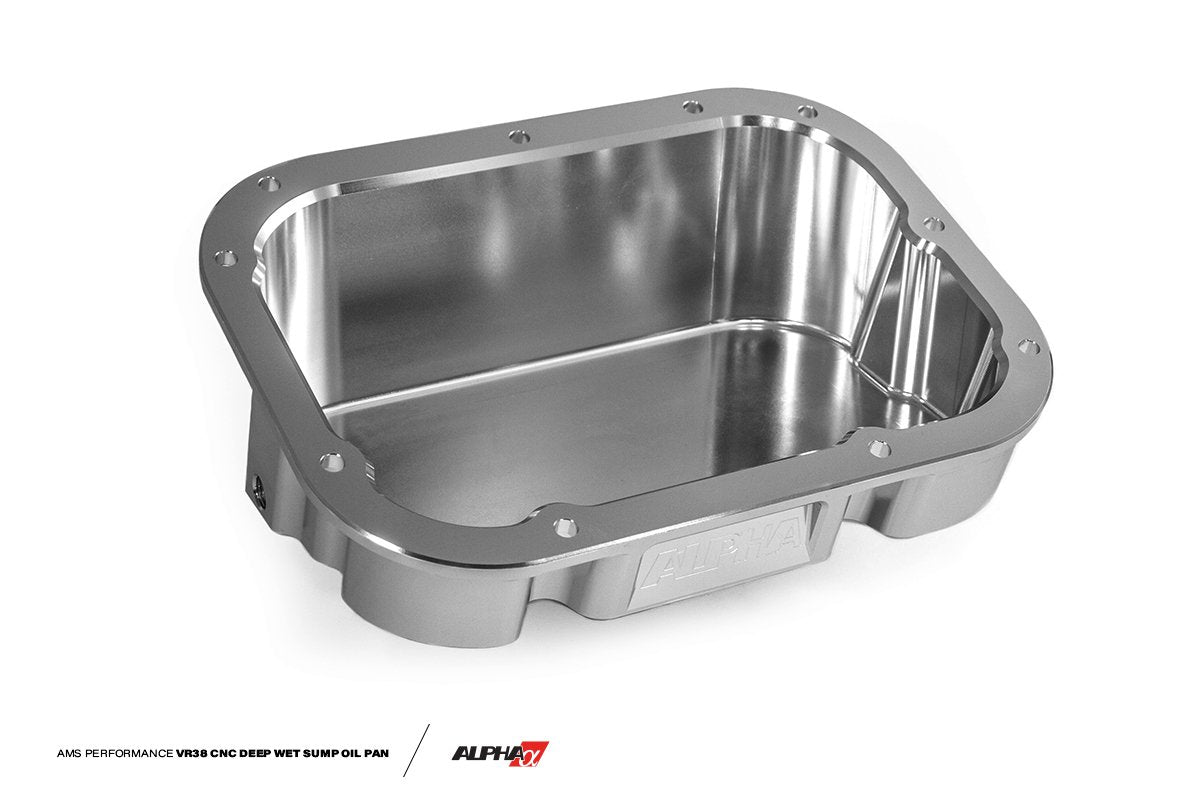 AMS Performance, ALPHA Performance CNC Billet Oil Pan | 2009-2021 Nissan GT-R (ALP.07.04.0024-1)