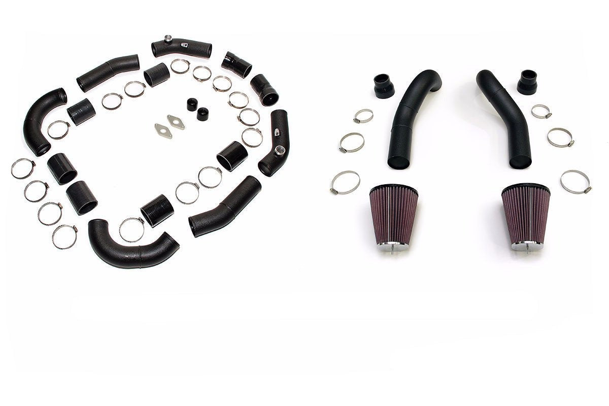 AMS Performance, AMS Alpha Induction Kit for TiAL BOV (Black) | 2009-2015 Nissan R35 GT-R (ALP.07.09.0003)