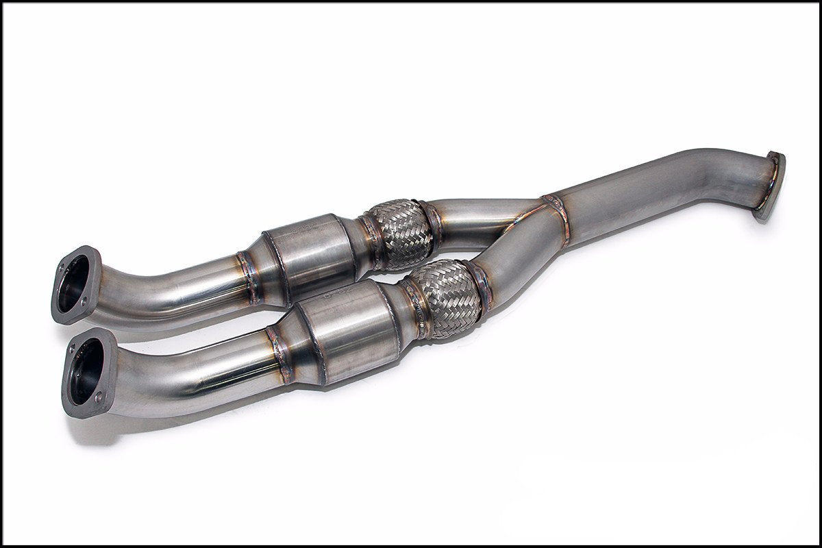 AMS Performance, AMS Alpha Performance 90mm Catted Midpipe | 2009+ Nissan R35 GT-R (ALP.07.05.0006)