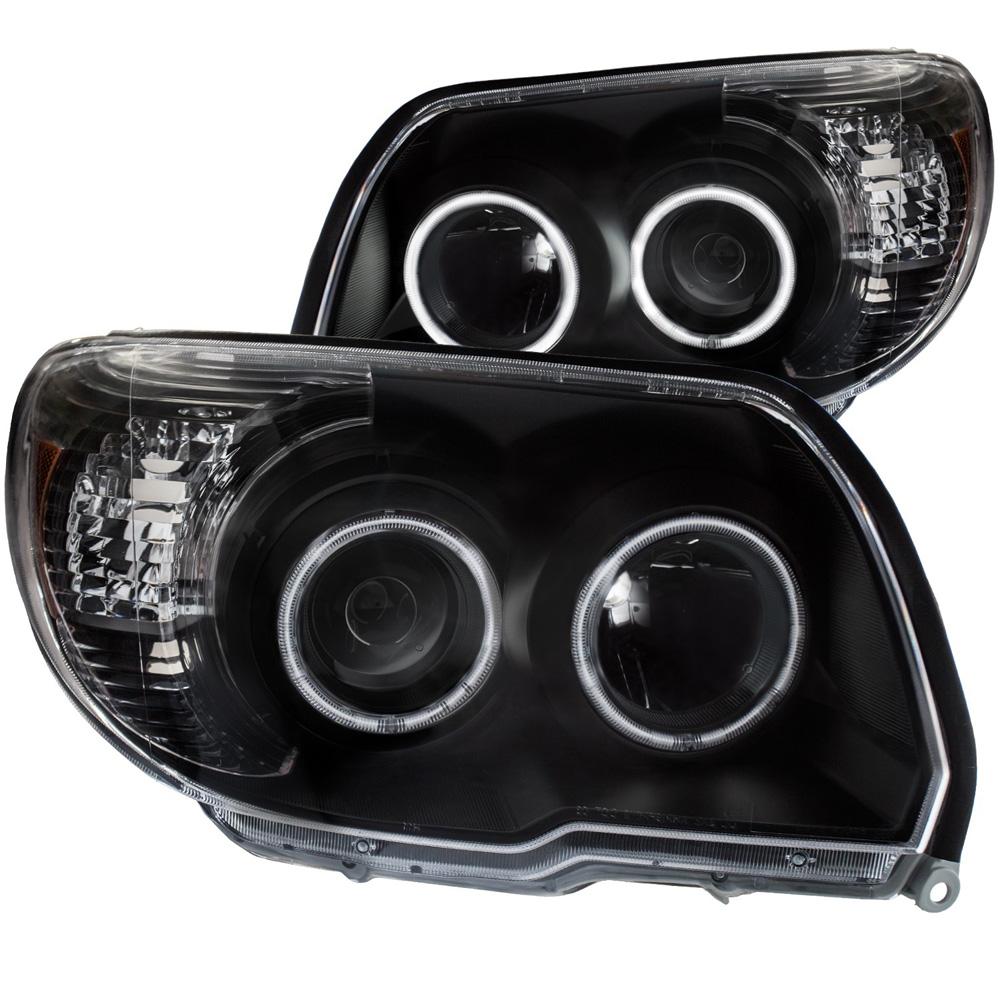 Anzo, ANZO Projector Headlights - Black w/ CCFL Halo | 2006-2009 Toyota 4Runner (111320)