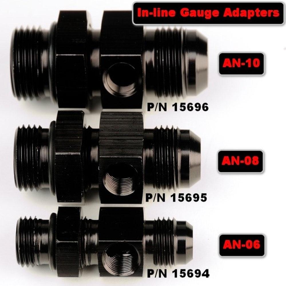 Aeromotive, Aeromotive Fitting - Union - AN-06/08/10- 1/8-NPT Port (15694/95/96)