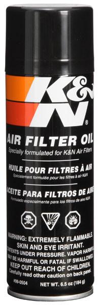 K&N Filters, Air Filter Oil - 6.5oz- Aerosol by K&N (99-0504)