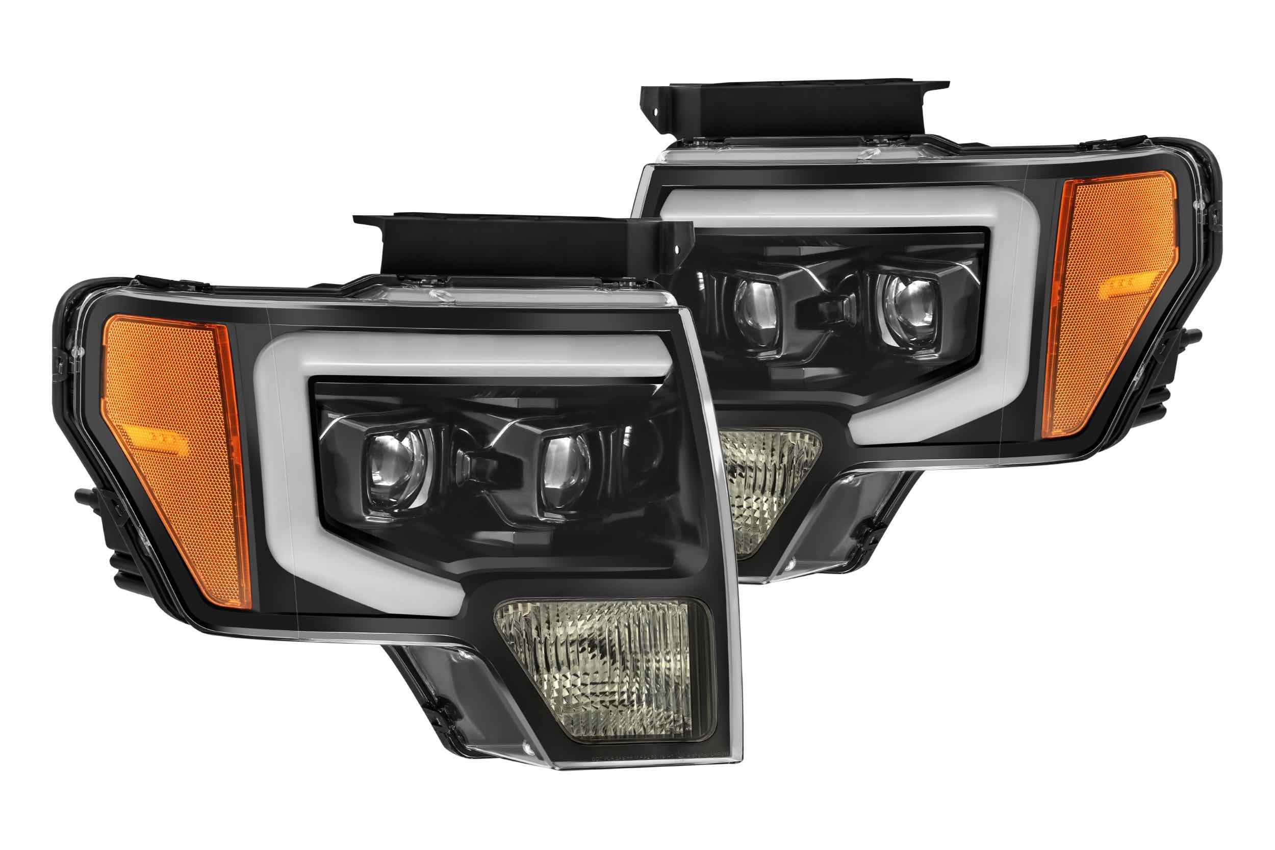 AlphaRex, AlphaRex ARex Luxx LED Heads - Chrome - Set | Ford F150: 2009-2014 (880178)