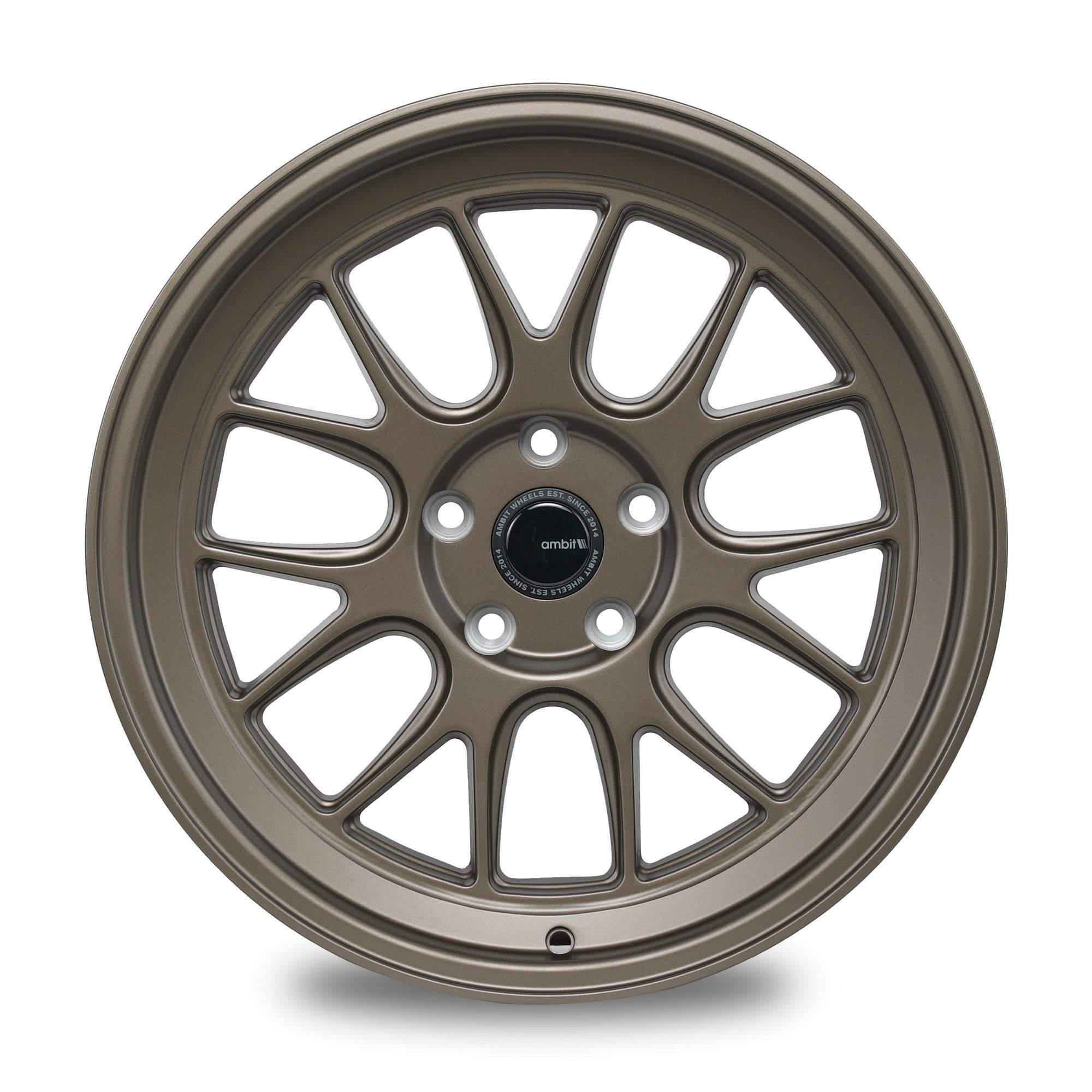 Ambit Wheels, Ambit RE83 Roto 5x100 18x9.5" +38mm Offset Matte Bronze Wheels