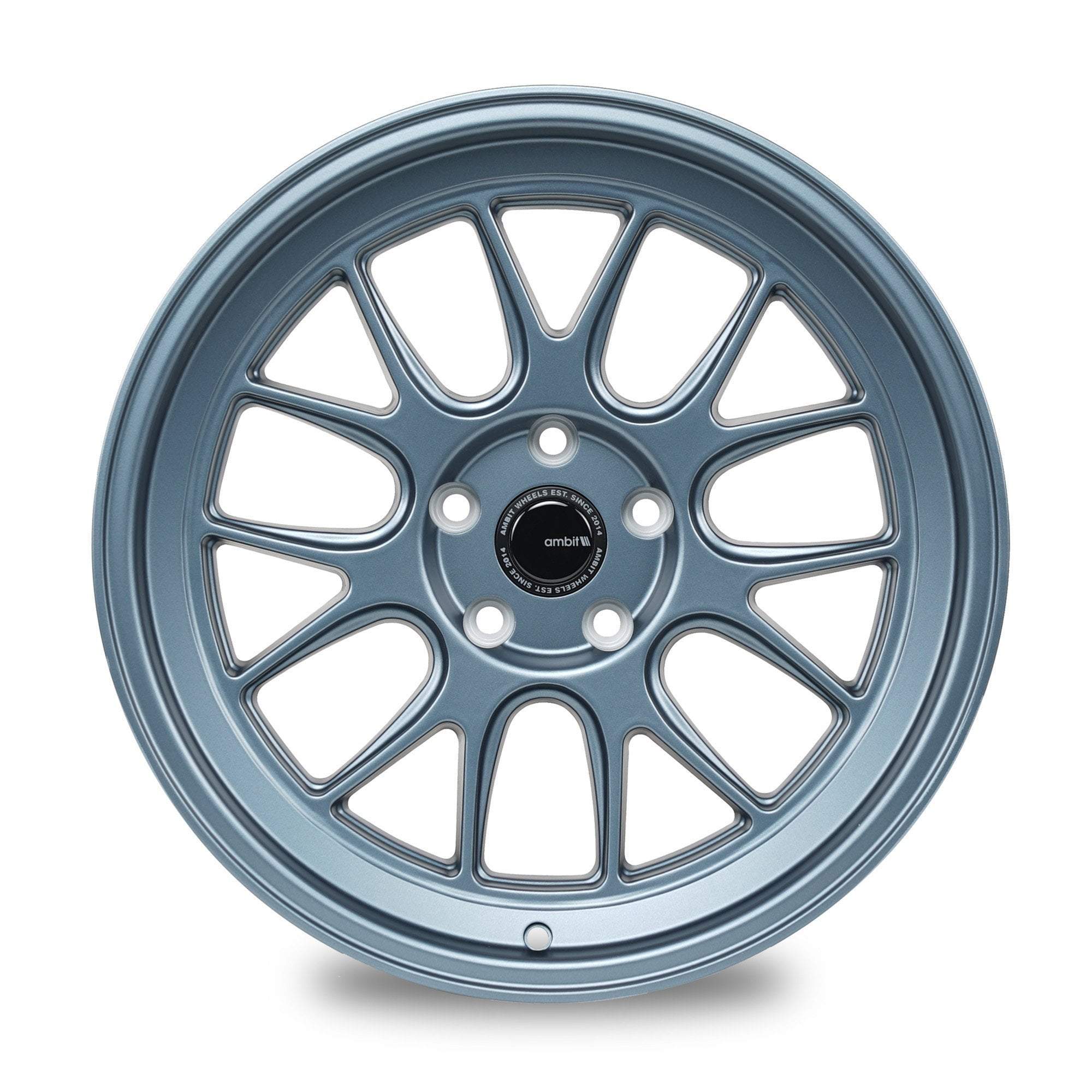 Ambit Wheels, Ambit RE83 Roto 5x114.3 18x9.5" +38mm Offset Matte Marine Blue Wheels