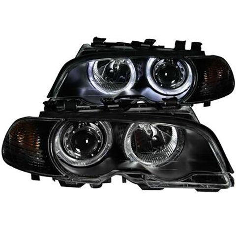 Anzo, Anzo Projector Headlights with Halo | 2001-2004 BMW 3 Series and 2000-2002 BMW Z3 (121269)