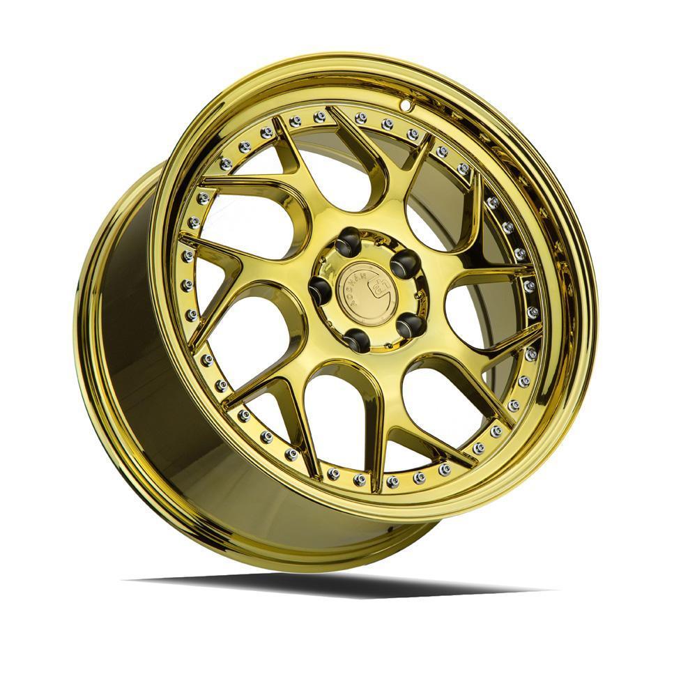 AodHan Wheels, AodHan DS01 Wheels - 5x112 18" - Gold Vacuum