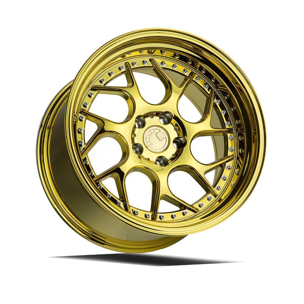 AodHan Wheels, AodHan DS01 Wheels - 5x114.3 19" - Gold Vacuum