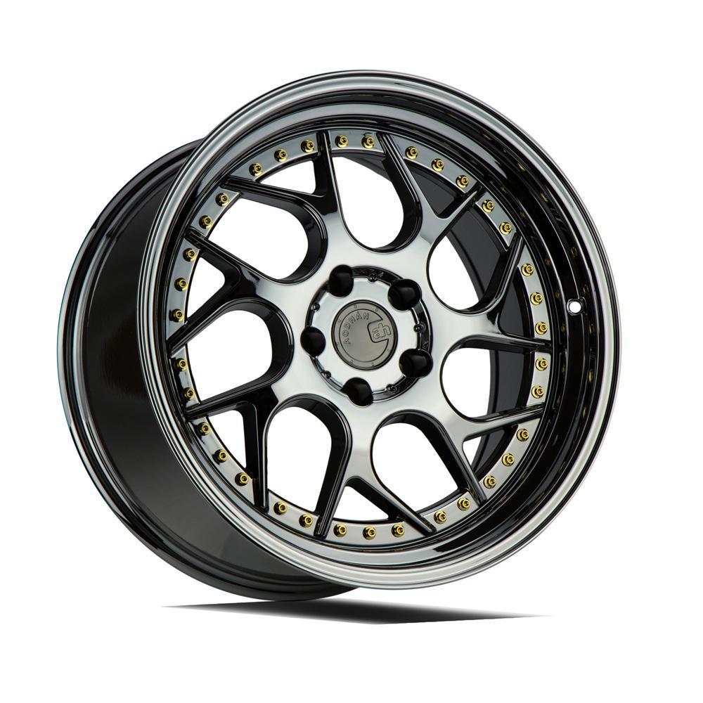 AodHan Wheels, AodHan DS02 Wheels - 5X100 18x9.5" +35mm Offset - Black Vacuum