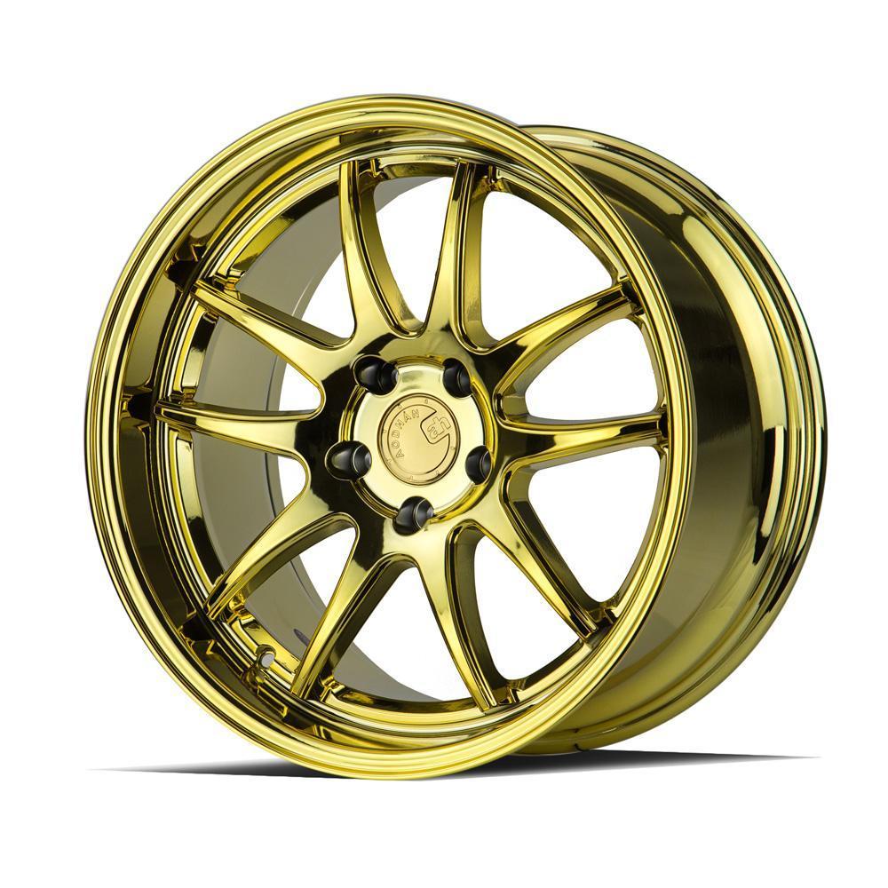 AodHan Wheels, AodHan DS02 Wheels - 5X100 18x9.5" +35mm Offset - Gold Vacuum