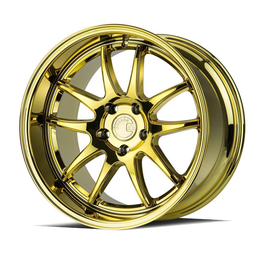 AodHan Wheels, AodHan DS02 Wheels - 5x114.3 18" - Gold Vacuum