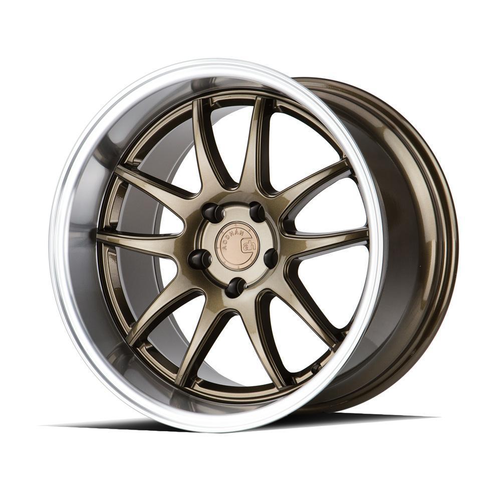 AodHan Wheels, AodHan DS02 Wheels - 5x114.3 19" - Bronze w/Machined Lip