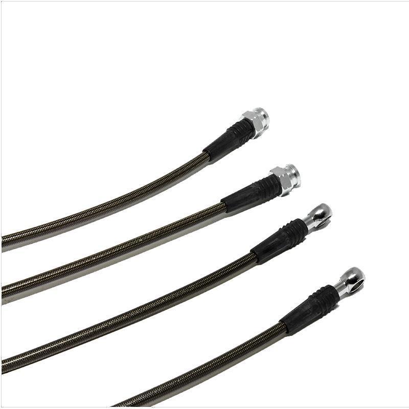 AMS Performance, Stainless Steel Brake Line Kit | 2008-2015 Mitsubishi Evo X (AMS.04.01.0004-1)