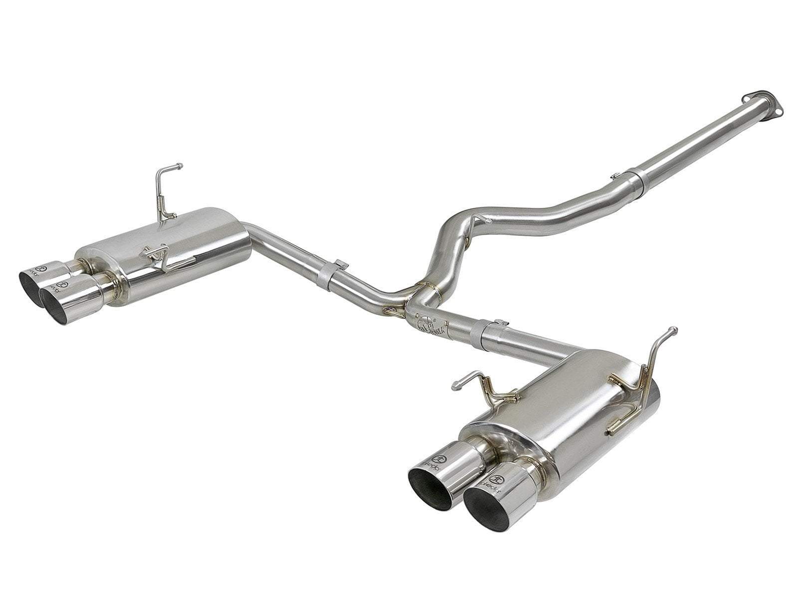 aFe Power, aFe Takeda 3" to 2.25" 304SS Cat-Back Exhaust | 2015-2021 Subaru WRX/STI (49-36801)